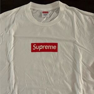 Supreme 20th Anniversary White T-Shirt Size XL
(Yes, it’s authentic)